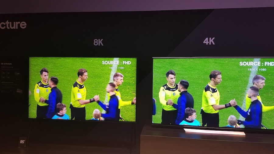 Samsung Unveils TV That Uses AI to Upscale to 8K