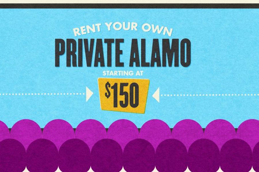 Alamo Drafthouse Renting Entire Theaters for $150