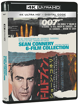 Sean Connery as Ian Fleming’s James Bond 007 6-Film Collection