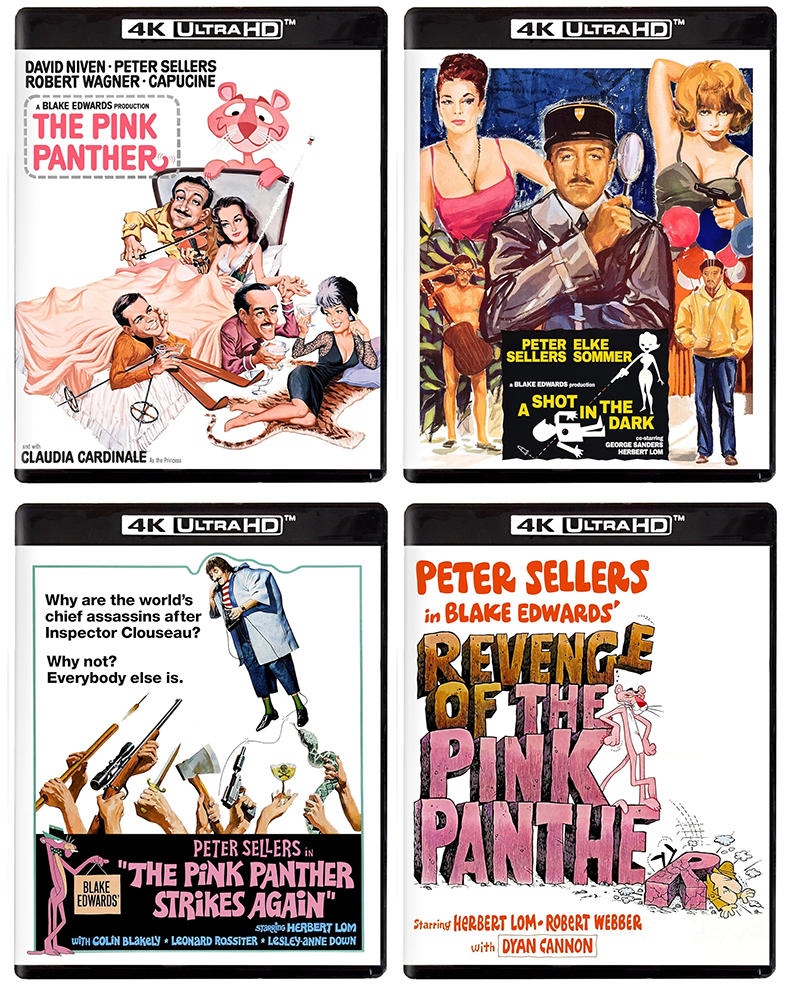 The Pink Panther / A Shot in the Dark / The Pink Panther Strikes Again / Revenge of the Pink Panther